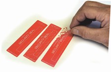 Tamper Evident Security Label Seals - KR (removable, adhesive residue)
